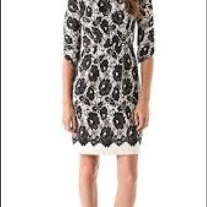 NWT MILLY Aurora Scalloped Lace Dress SIZE 8